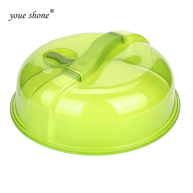 Чехол для микроволновой печи Микроволновая печь крышка пластина вентилируемый spltter протектор прозрачная кухонная столешница безопасное отверстие - Цвет: Зеленый