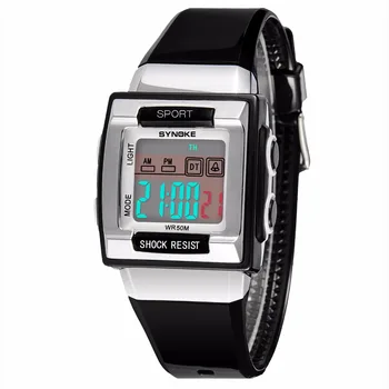 

Children Watch Boys Digital LED Alarm Date LED Wrist Watch Silicone Girls Sports Watch Kids Waterproof Relogio Birthday Gift Box