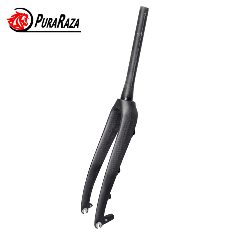 EC90 MTB DH Downhill Road Bike Fork Trip Bicycle Carbon Mountain Bike Front Fork Conical Fork 1-12 39.8mm Black (2)