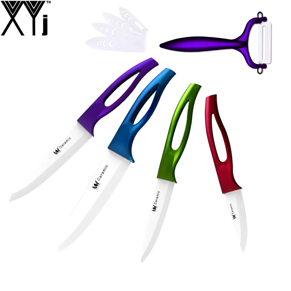 5 Piece Zirconia Ceramic Knife Good Grade 3, 4, 5, 6 Inch Knife