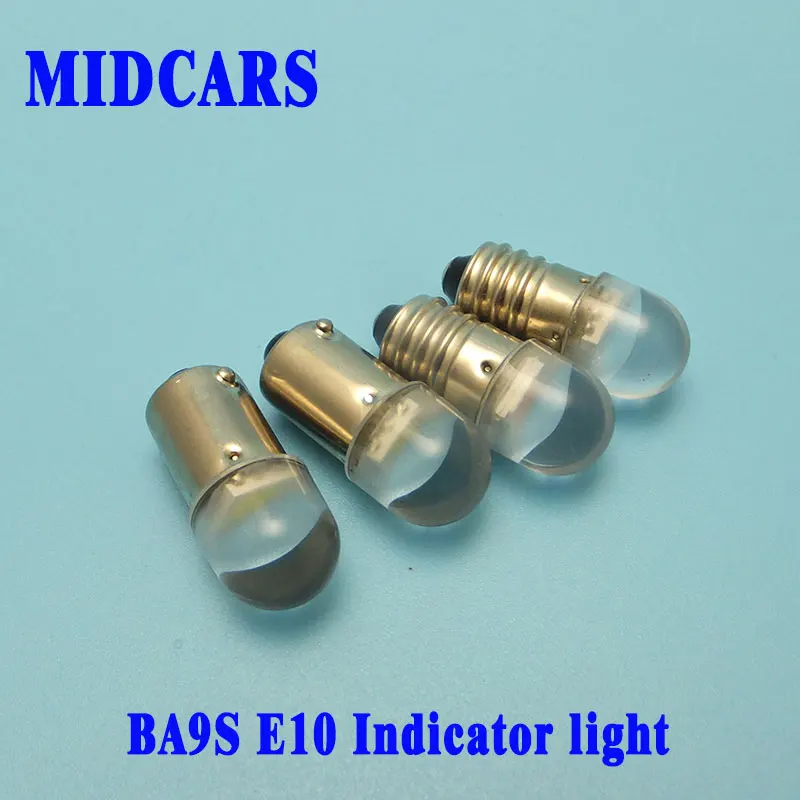 MIDCARS Высокое качество 6 V T4w Ba9s E10 12 v светодиодный LIndicator лампочки, 2SMD 2835 Светодиодный s сзади 24 V 48 V 60 лампы