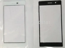10pcs lot Black White Outer Lens Front Glass For Huawei Ascend P7 Cell Phones Glass Screen