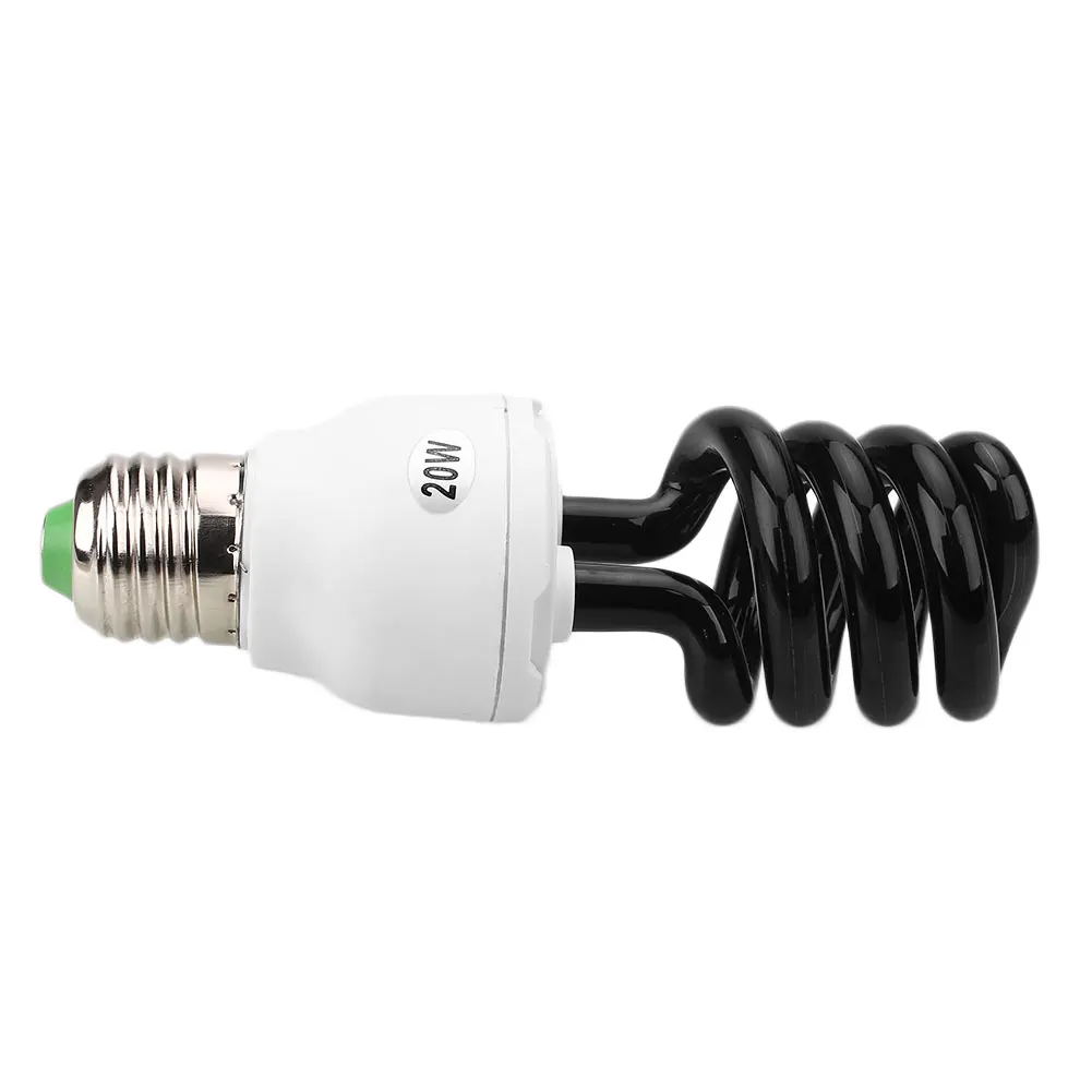 Small Screw Lamp Sterilize 20W Fluorescent E27 Ultraviolet Bulb Blacklight Lights Light Home Accessories Low Energy