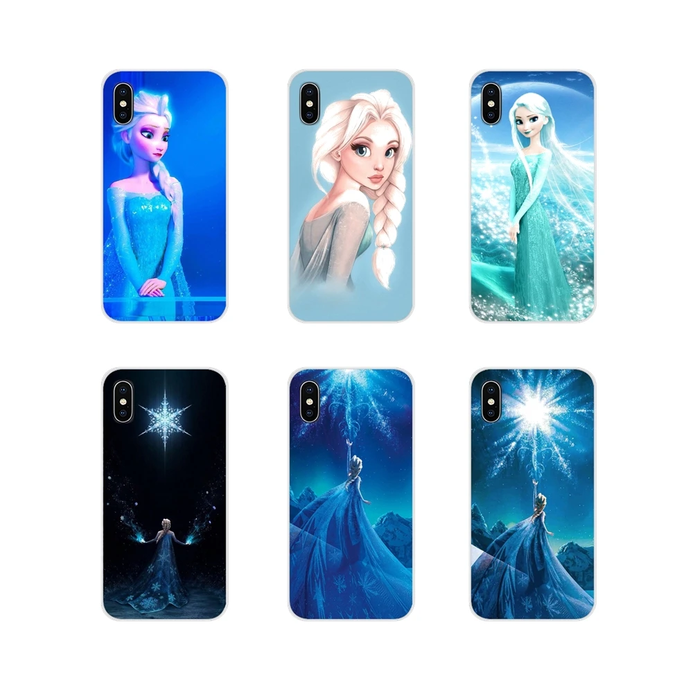 Accessories Phone Shell Covers For Huawei P Smart Mate Honor 7A 7C 8C 8X 9 P10 P20 Lite Pro Plus Elsa Princess | Мобильные телефоны