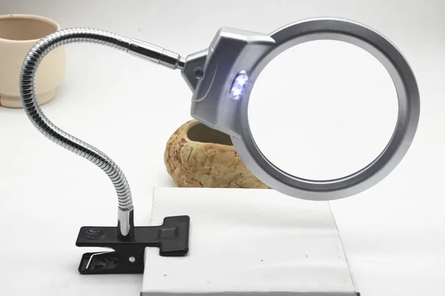 New 5X 360 Degree Stand Style Mobile Phone Repair Magnifier