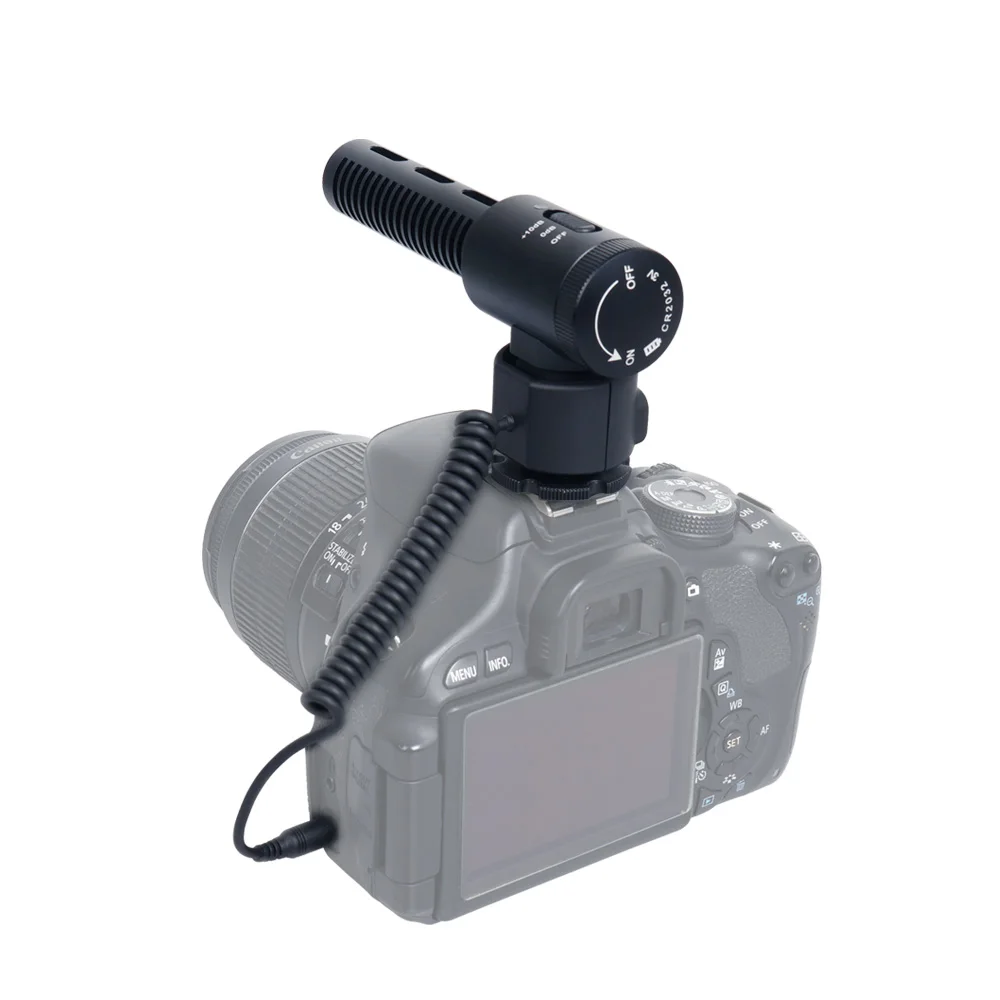 CoMica CVM-V20 On Camera Video Microphone Double