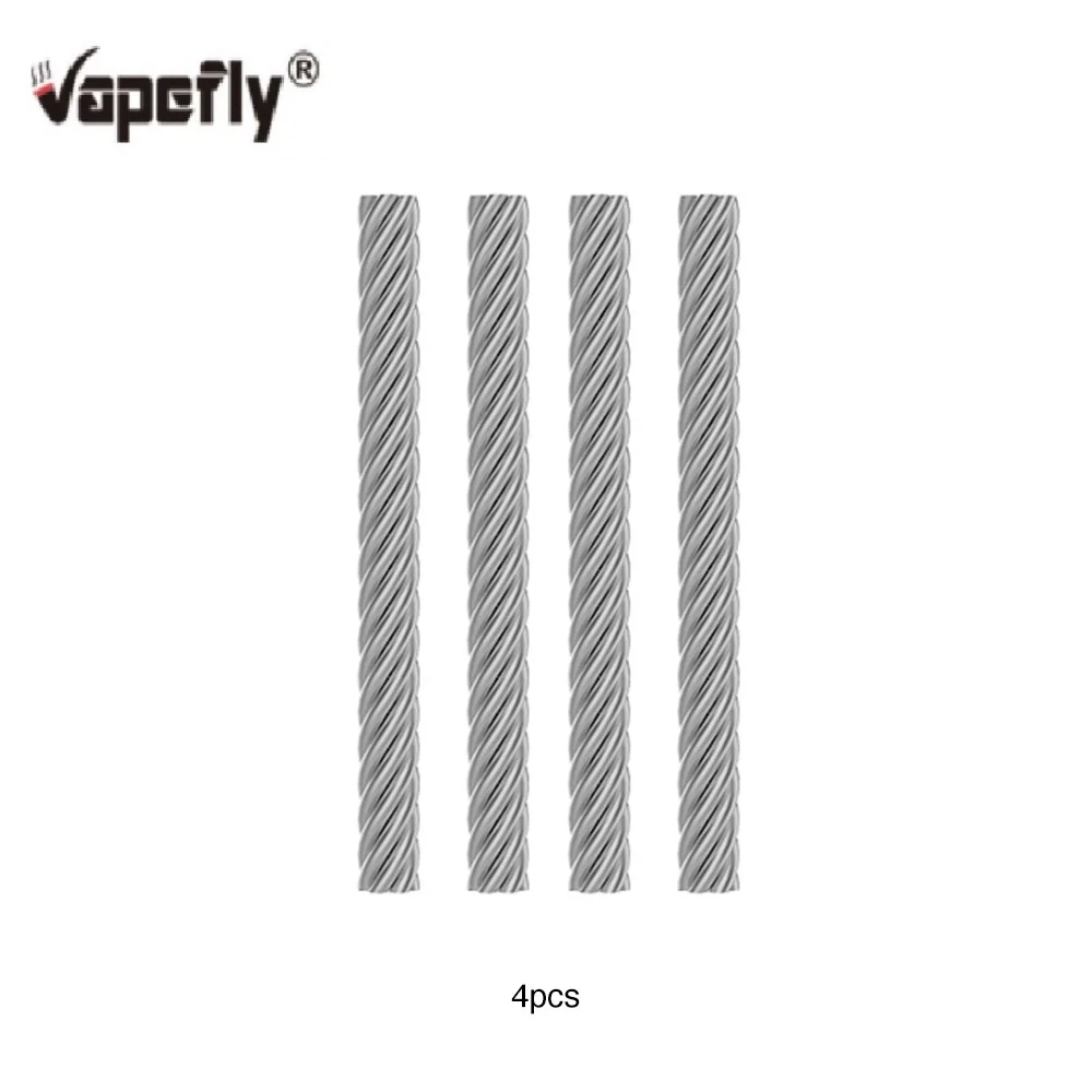Оригинальный Vapefly SS провод для Brunhilde RTA 4 шт./упак. электронная сигарета аксессуара