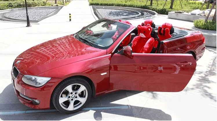 Mei-Mei-Bear-Car-Seat-Cover-Interior-Accessories-Set-Universal-Steering-Wheel-Covers-Milk-Velvet-4