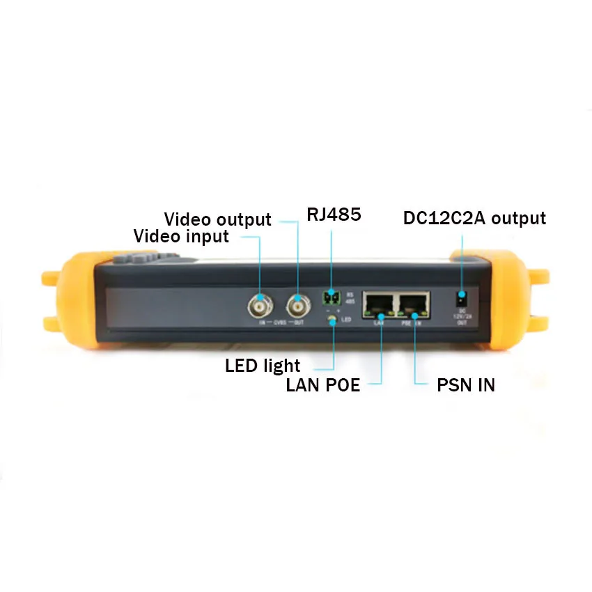 7 дюймов HD Тестер CCTV тестер IP контроля TVI CVI AHD тестер аналоговых камер 1080p Wifi PTZ IP камера ONVIF Поддержка 12V2A POE выход HDMI