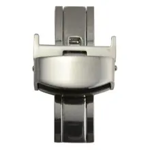 Бабочка Пряжка Нержавеющая сталь туфли с ремешком и пряжкой для Ремешки для часов 16/18/20 мм ремешок застежка часы для мужчин и женщин аксессуары