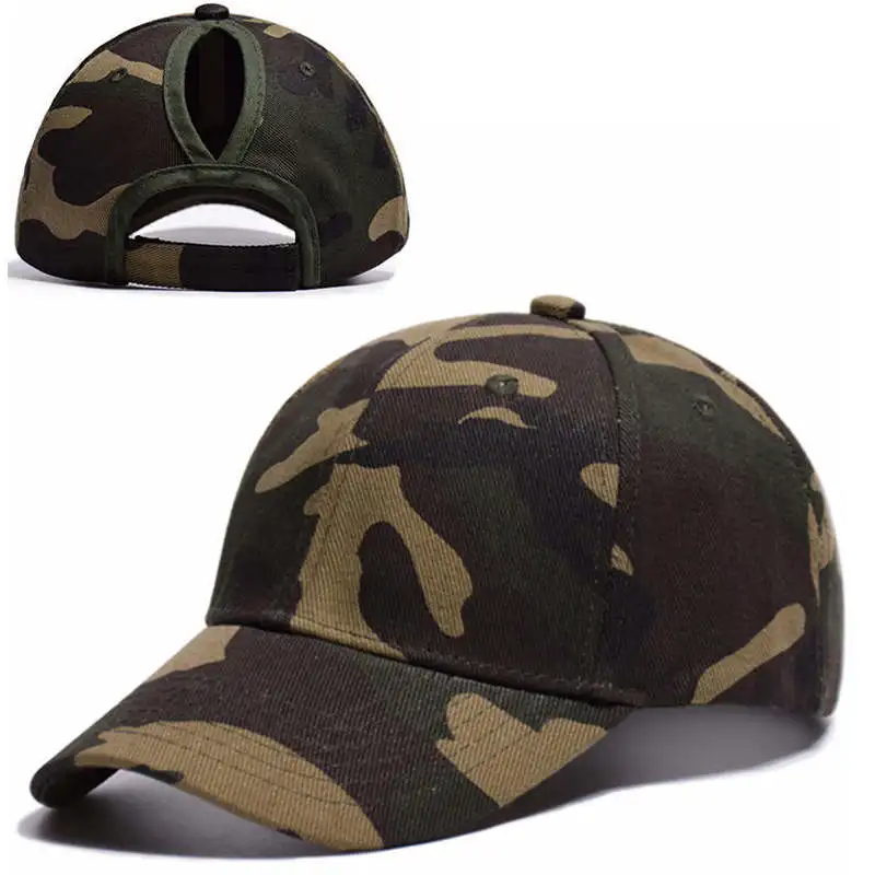 Камуфляж конский хвост Бейсбол кепки s для женщин snapback хип хоп модные шляпа шлем