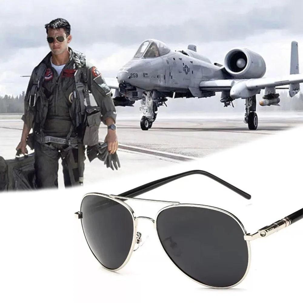 

Aviation Metail Frame Quality Oversized Spring Leg Alloy Men Sunglasses Polarized Design Pilot Male Sun Glasses Driving