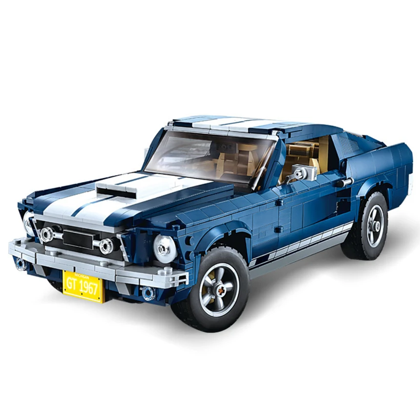

Forded Mustanged Legoing Creator Expert Technic Compatible 10265 Set Building Blocks Bricks Assembled DIY Toys Birthday Gifts