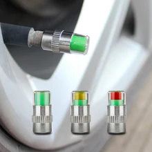 SPEEDWOW 4 шт. 2,4 Бар 36 PSI Автомобильный датчик контроля давления в шинах Крышка для колпачков штока клапана Датчик Индикатор глаз оповещения диагностические инструменты