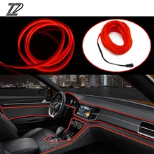 ZD Accessori Auto Per VW Passat B5 B6 Polo Golf 4 5 6 Chevrolet Cruze Lada Granta RAM Interno Lampada Decorativa Luci LED Strip