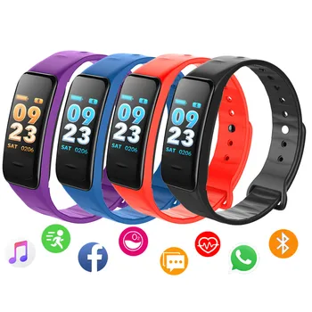 

NEW Smart Bracelet Sport Fitness Tracker Pedometer Heart Rate Men Women Watch Waterproof Bluetooth Smart Band for Android IOS