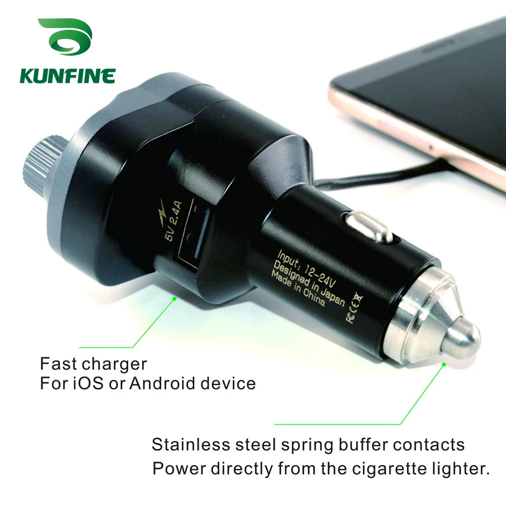 Universal Car styling 12V-24V Car DAB+ Tuner Car Radio FM Transmitter 2.4A USB Charger OLED Display  Plug and Play B2 (5)