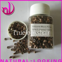 1000 шт/бутылка#11 алюминиевый цвет Силиконовое микро кольцо силикон, микро бусины, силиконовое микрокольцо, для перьев, пучков нарощенных волос