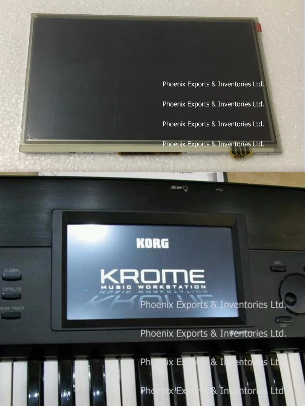 Оригинальный Korg Дисплей с Сенсорный экран планшета для krome ЖК-дисплей Экран touch