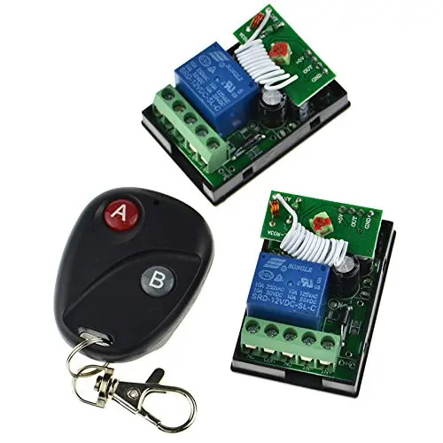 12VDC remote controller 1 transmitter 2 receiver kit for electric door