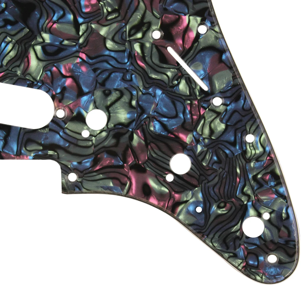 Pickguard 11 Screw Holes 3 Pickup Holes Guitar Scratch Plate for Electric Guitars SSS