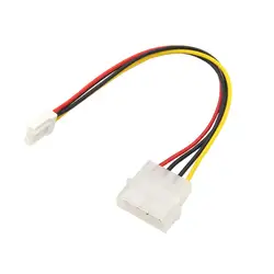 Высокое качество кабель питания 4 Pin Molex до 3,5 "флоппи-накопитель FDD внутренний кабель питания адаптер 20 см 1 шт. 411 #2