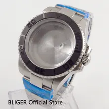 BLIGER 40 мм корпус часов полный нержавеющая сталь крышка из сапфирового стекла керамика ободок подходит для ETA 2836 автоматический часовой механизм