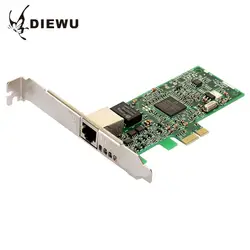 DIEWU BCM5751 PCI-E загрузка без диска рабочего Gigabit Ethernet сетевой карты Адаптеры слот RJ45 сетевой адаптер Поддержка ESXi5.5 Лидер продаж