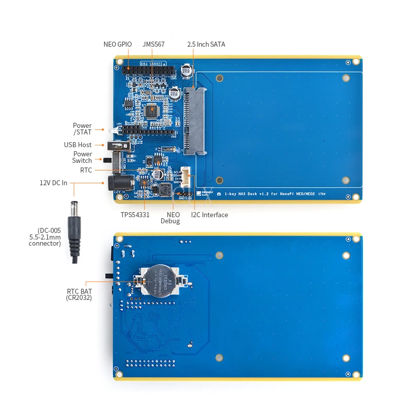 Однодисковый сетевой сервер для хранения данных 2,5 NAS DIY Deity, Gigabit Network BT/PT скачать полностью алюминиевый Металл