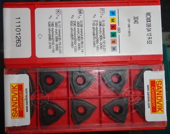 

10PCS CARBIDE INSERT WCMX080412R-53 3040