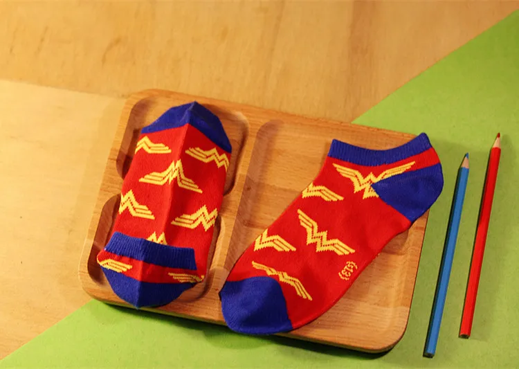 Популярные носки для мужчин и женщин, носки с героями мультфильма «мстители», «Марвел», «Бэтмен», «Супермен», модные носки, новинка, забавные повседневные мужские носки на весну и лето - Цвет: L15