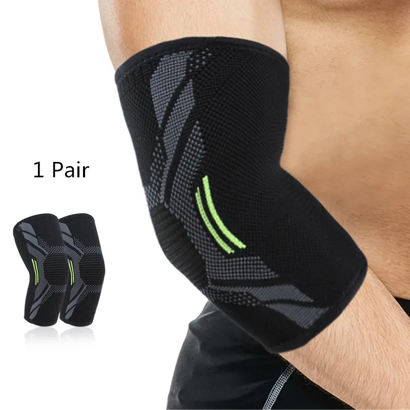 1 Pair Elbow Support Absorb Sweat Breathable Elbow Protector Sleeve for