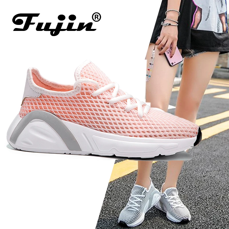 

Fujin Large Size Couple Leisure Shoes Sneakers Trend Mesh Shoes Dropshipping Breathable Lightweight Fitness Shoes Four Seasons