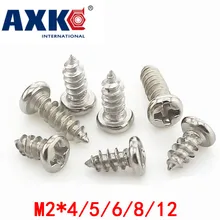 Tornillos de rosca de cabeza redonda, Micro cabeza electrónica pequeña, M2 x 4/5/6/2021 Gb845, gran oferta, nuevo, precio bajo, 8/12