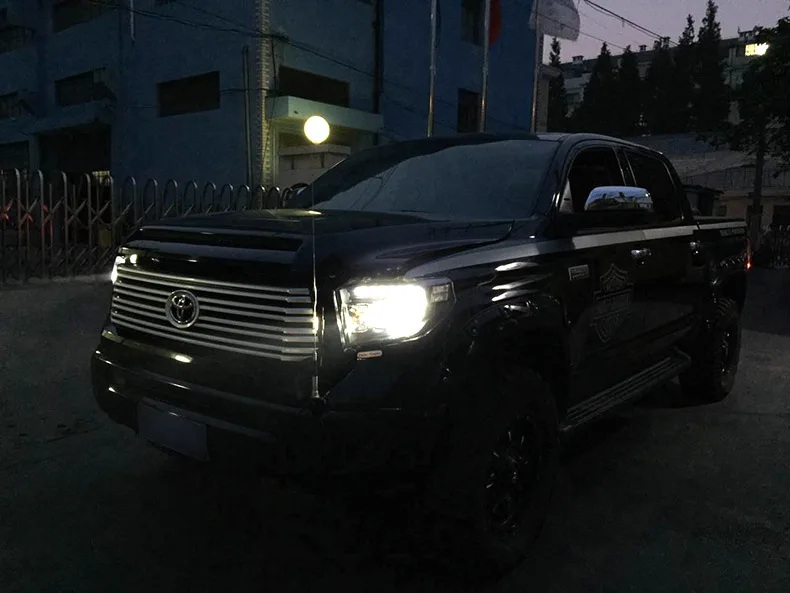 Doxa автомобильный стиль для Toyota Tundra фары для Sequoia 2007-2013 год фара DRL Передняя Биксеноновая линза двойной луч HID комплект