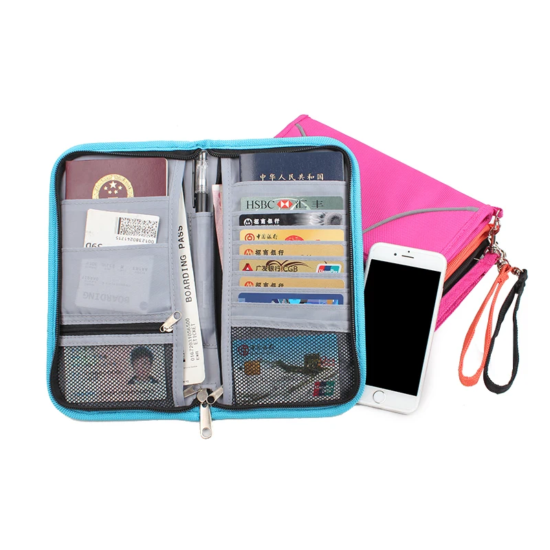 Colorful Passport holder for business multi function credit card high