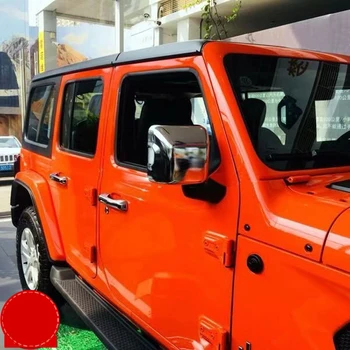 

Car Styling Chrome Rear View Mirror Decoration Frame Cover Trim 2pcs For Jeep Wrangler JL 2018 2019
