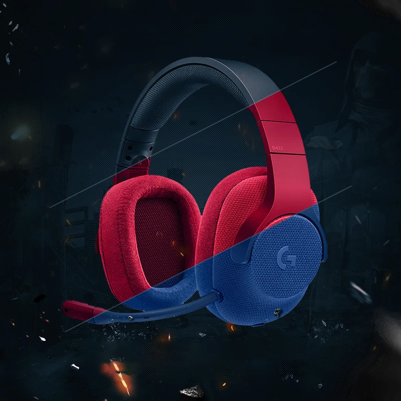Игровые наушники Logitech G433 7 1 Surround для всех геймеров проводная гарнитура с