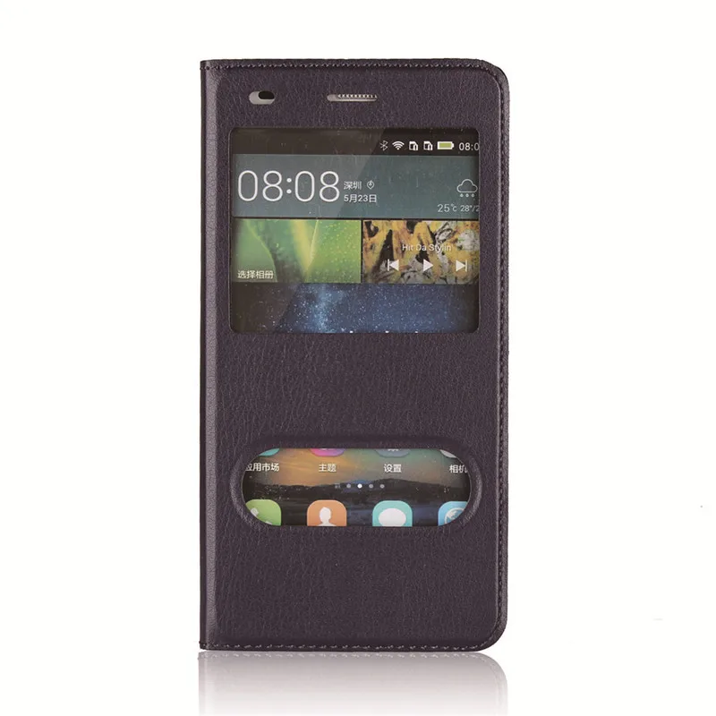 Чехол для Huawei P8 Lite 2015 на застежке чехол протектор экрана мобильного телефона