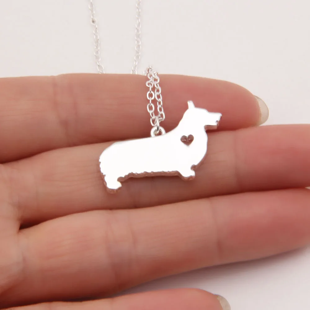 1pcs Necklace Pembroke Welsh Queen's Love Dog Necklaces