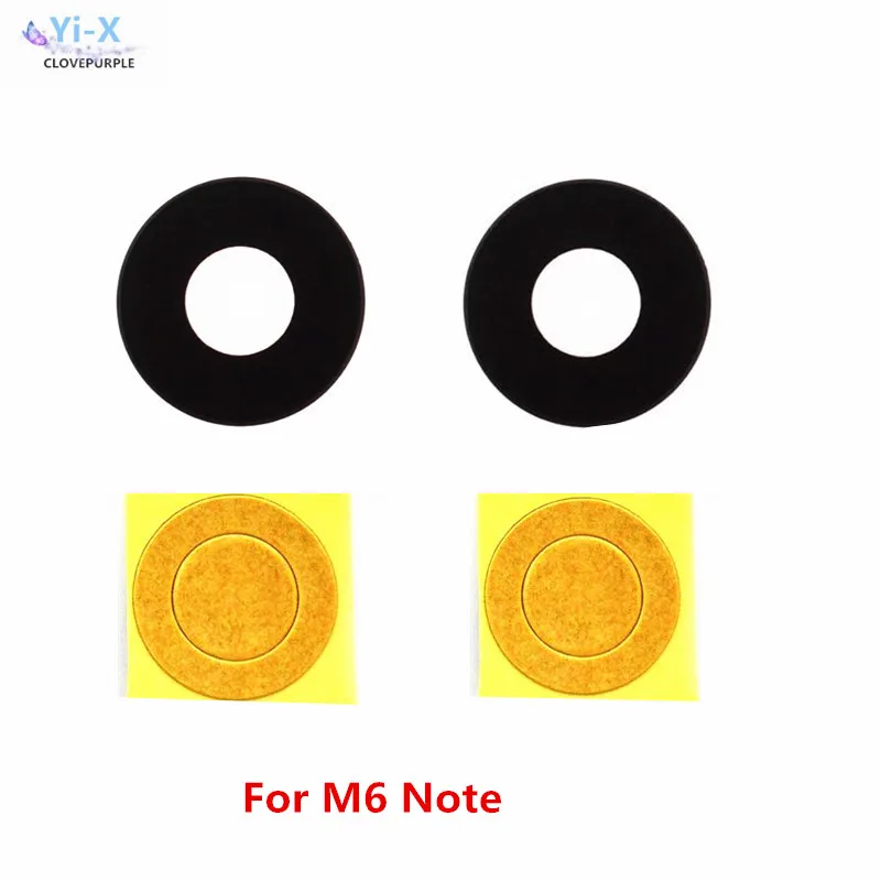 

100pcs/lot Back Rear Camera Glass Lens For MEIZU M6 Note with adhesive Sticker