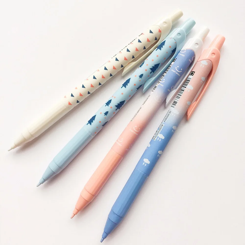 

Simple Cute Tree Press Mechanical Pencil School Office Supply Stationery 0.7mm