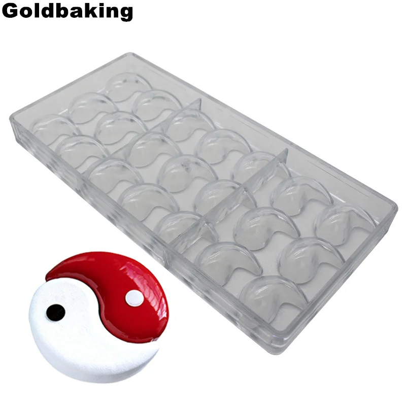 

Goldbaking Tai Chi Chocolate Mold Polycarbonate Gossip Chocolate Mould Chinese Style Baking Molds