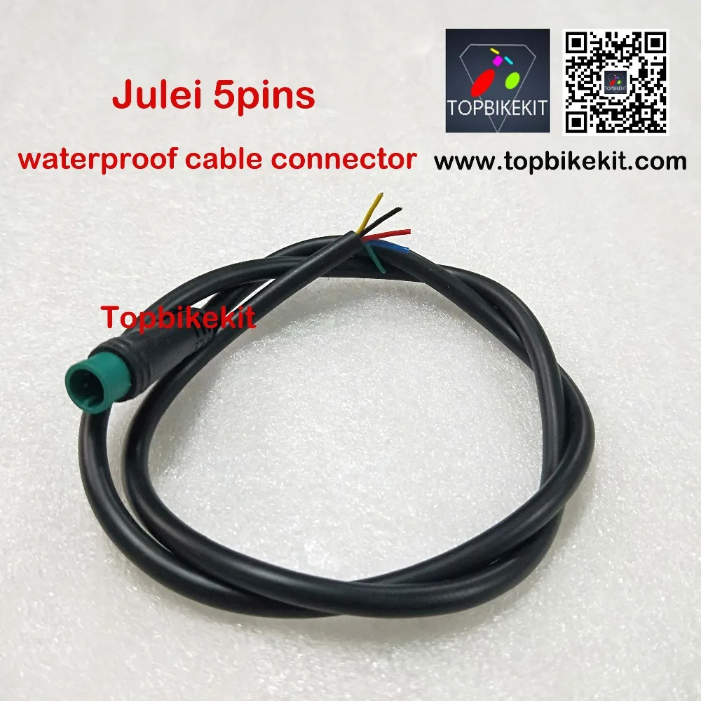 2pcs-Julei-5pins-waterproof-cable-connector-for-ebike-display-KTLCD3-LCD8H-LCD8S (5)