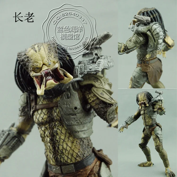 Бесплатная доставка Подлинная модель хищника NECA alien P1 солдат Гансо для пожилых