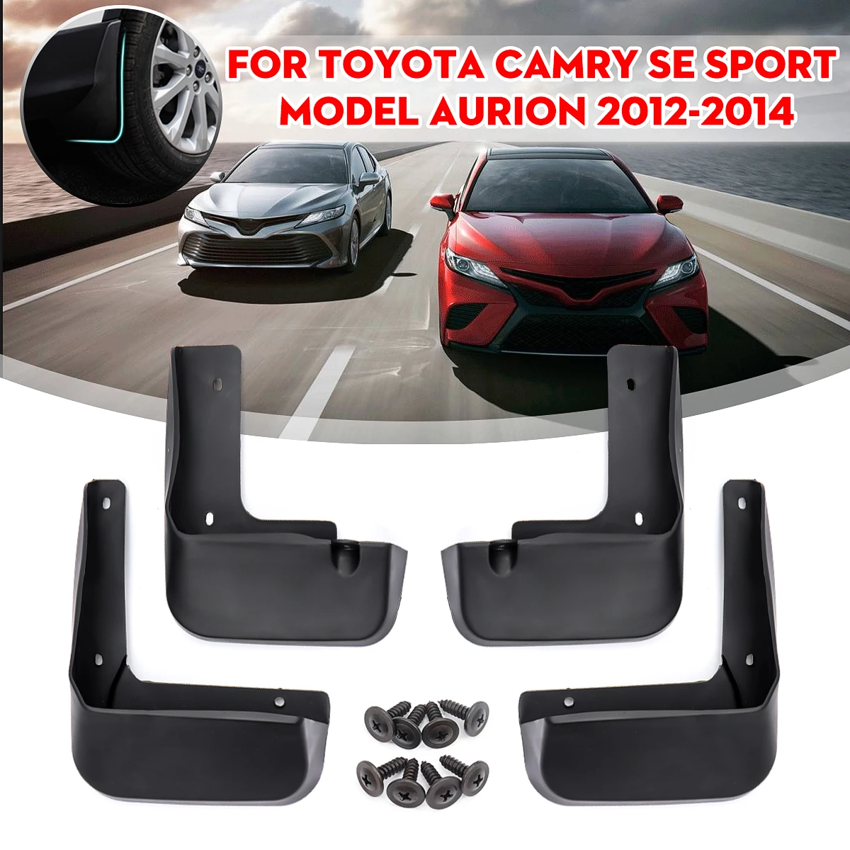 Buy Car Front Rear Fender Flares Mud Flaps Mudguards