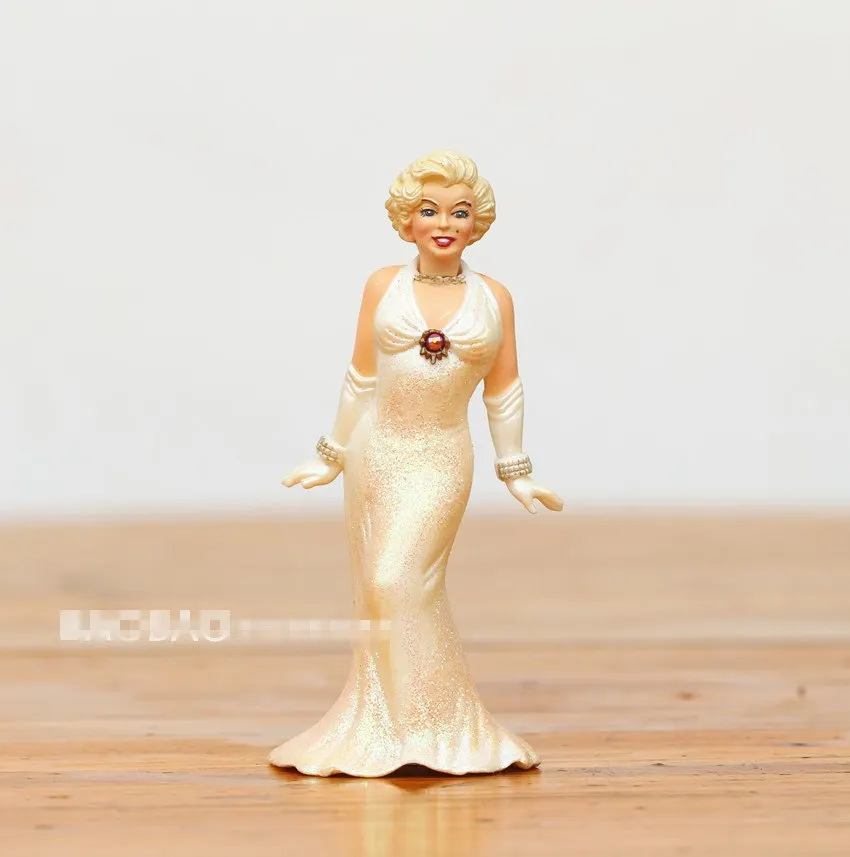 

Original hallmark Garage Kit 10cm Human Marilyn Monroe Star Singer Doll Action Figure Collectible Model Loose Toy Gifts Fans