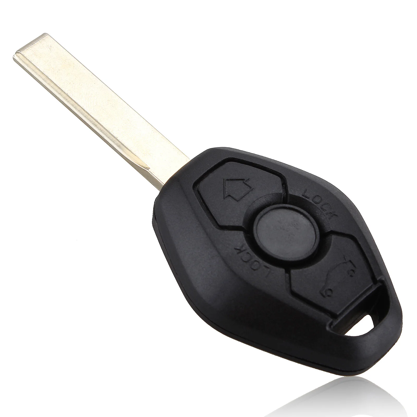 

MAYITR Replacement 2 Button Entry Car Remote Key Fob Shell Case Cover Replacement for BMW 335i 525i M3