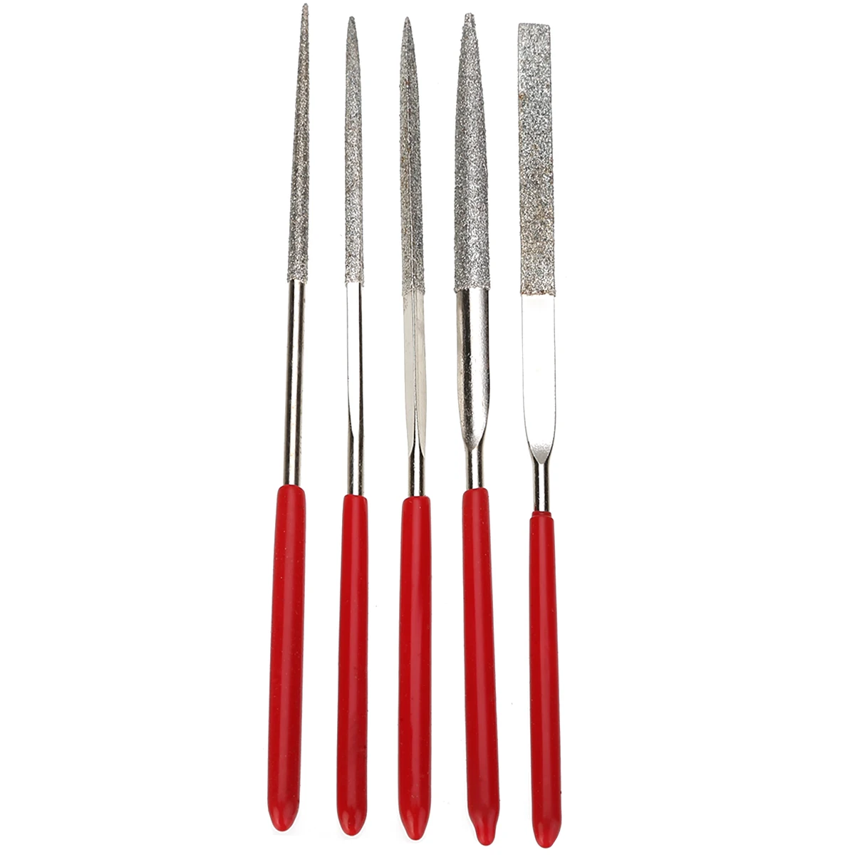5pcs Woodworking Craft Rasp Files Needle Jewelry Metal Wood Carving Diamond Needles File Set 3 x140mm DIY Metal Filing Hand Tool
