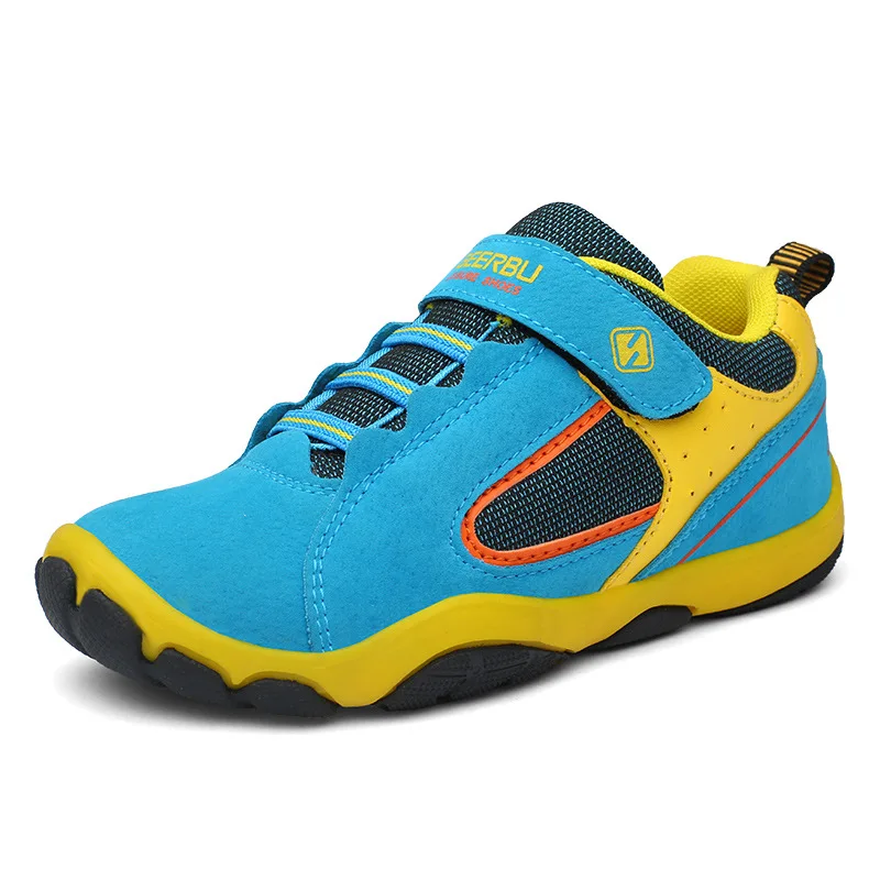 Весенне-Осенняя детская обувь спортивная обувь беговые кроссовки для мальчиков обувь для маленьких девочек на липучке повседневные кроссовки из проветриваемой ткани для малышей